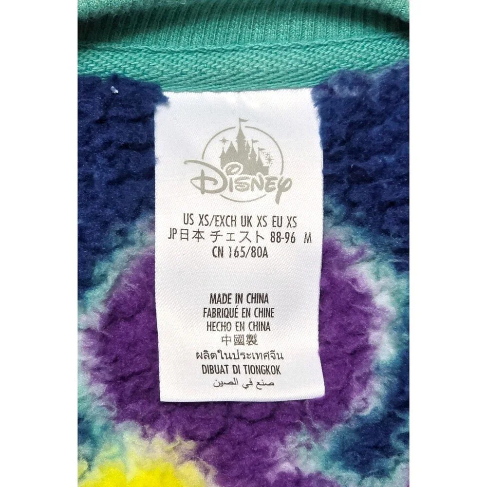 DISNEY Mickey Mouse Fleece Sherpa Pullover Top Sz XS Long Sleeves Soft Cozycore - Picture 3 of 8